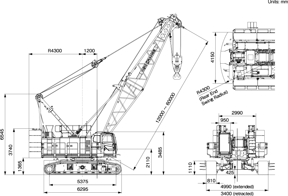 SCX1000A-3 | Crawler Cranes | Products | Sumitomo Heavy SCX1000A-3 | Crawler Cranes | Products | Sumitomo Heavy